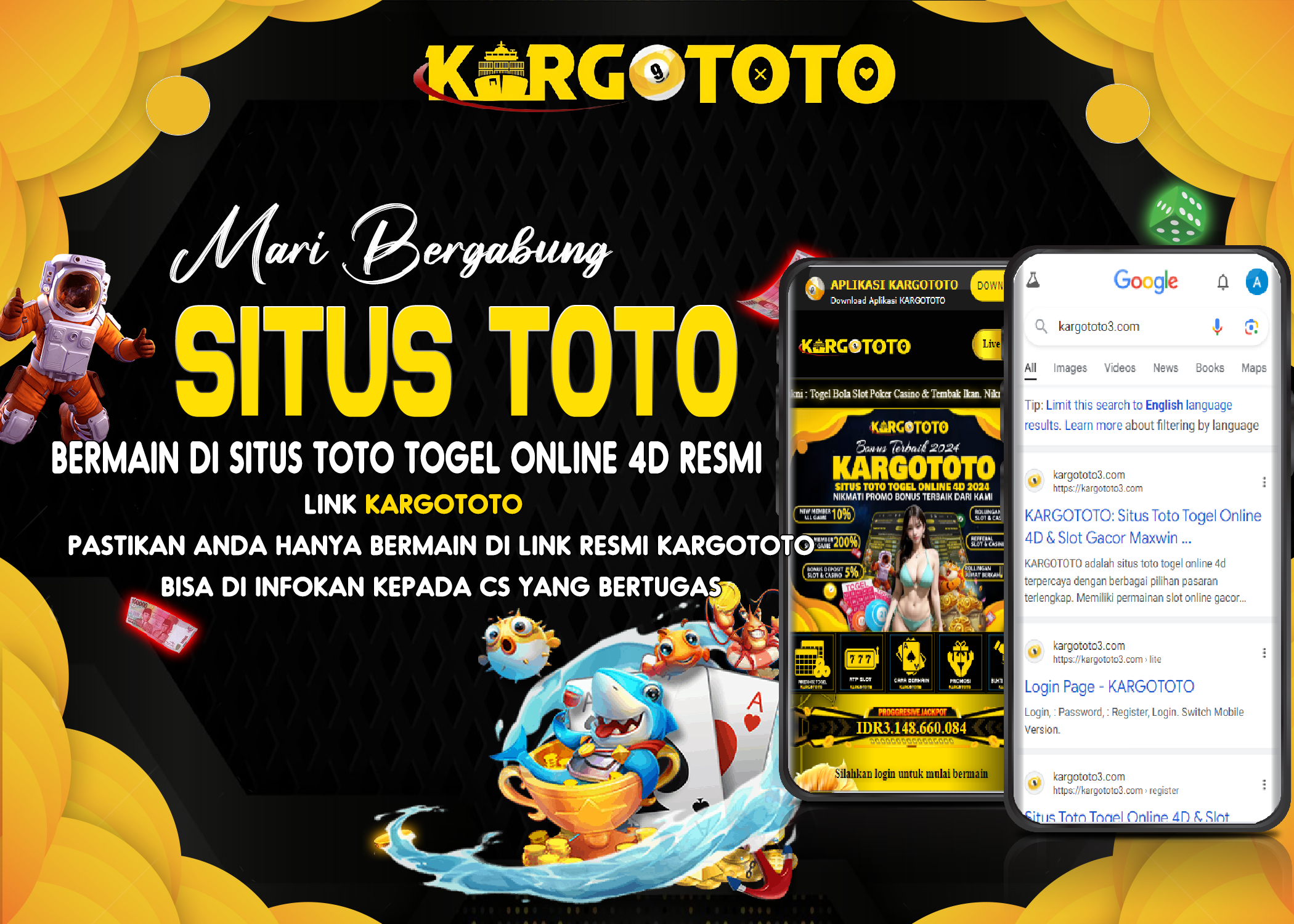 KARGOTOTO MAIN TOTO SYDNEY LOTTO DAN HONGKONG LOTTO RESMI HANYA DI KARGOTOTO